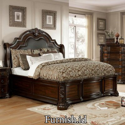 Set Kamar Tidur Jati Mewah Castleberry